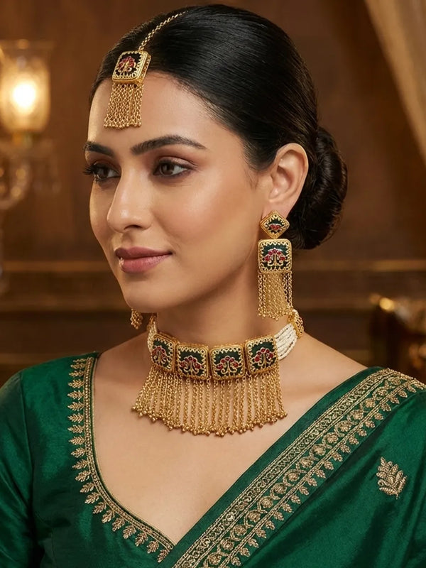 Heritage Kundan Choker Set for Women