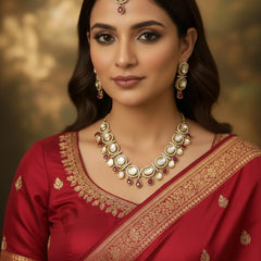Ruby Kundan Set for women
