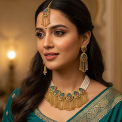 Heritage Kundan Choker Set for Women